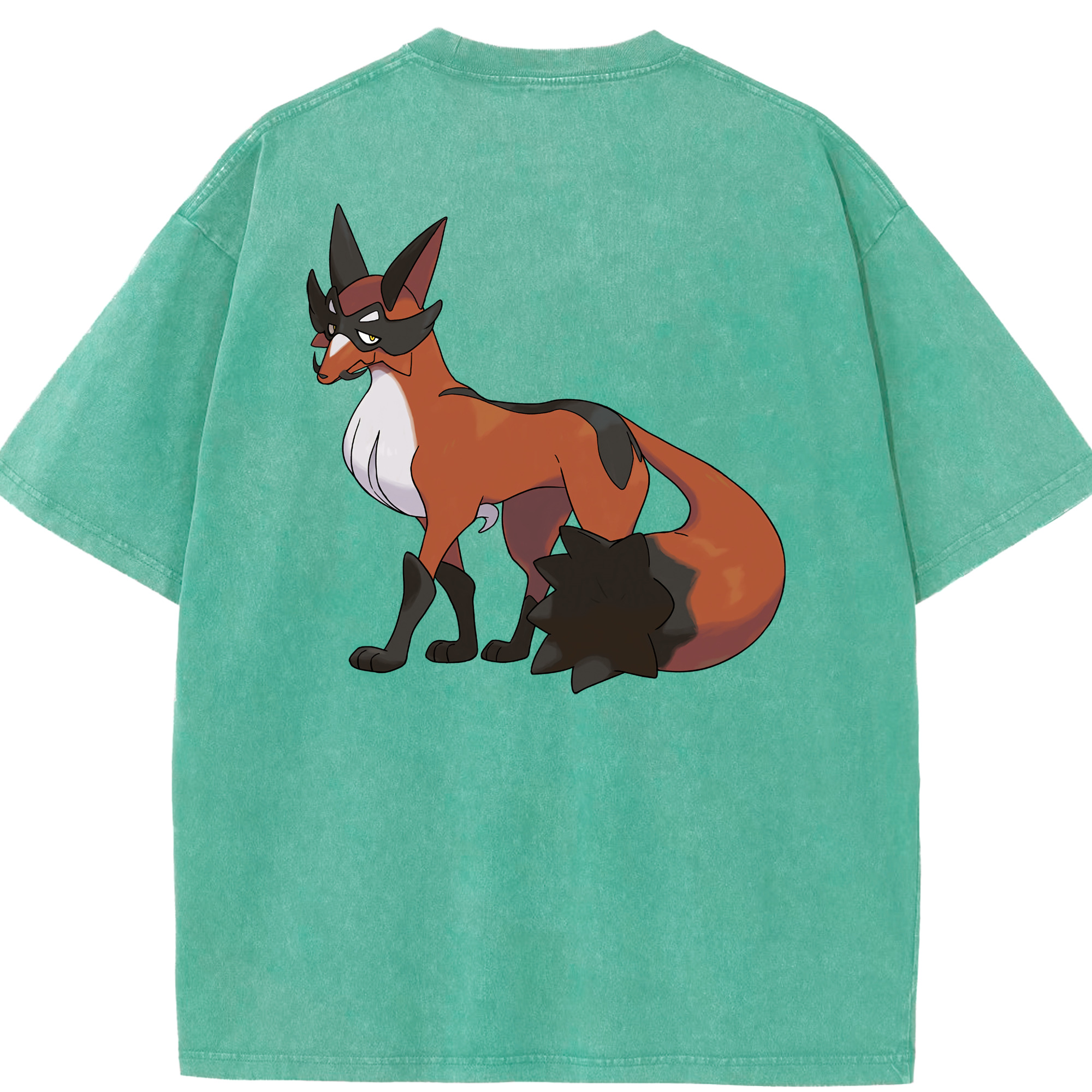 （画像用） ポケットモンスター Pokémon 綿100% ヴィンテージ風 半袖Tシャツ（背面プリント）